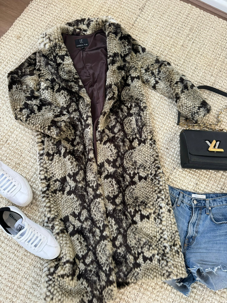Unreal Fur Faux Fur Jacket XS PRE-LOVED